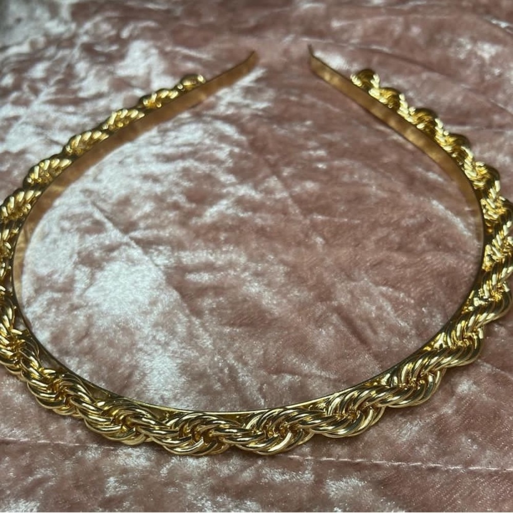 Gold headband